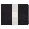 B&M Black Wooden Placemats 2pk