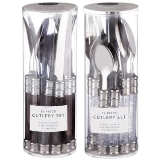 Simply Everyday Bubble Cutlery Set 16pc - Charcoal 3 Simply Everyday Bubble Cutlery Set 16pc - Charcoal - Image 3
