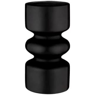 Karina Bailey Shaped Ceramic Vase - Black 1 Karina Bailey Shaped Ceramic Vase - Black