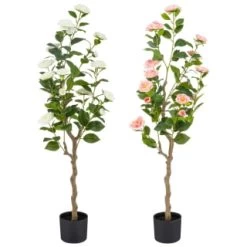 Bloom Rose Tree - White 5 Bloom Rose Tree - White -Home Living Deals Store 392869 rose tree group