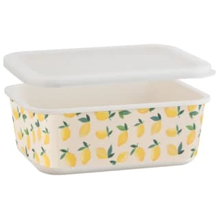 B&M Rectangular Tubs 2pk - Lemons 2 B&M Rectangular Tubs 2pk - Lemons - Image 2