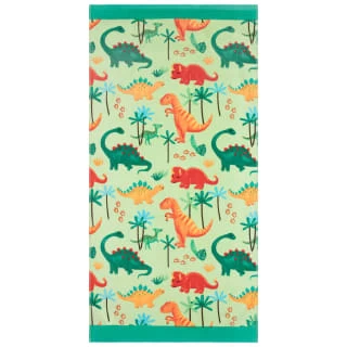 B&M Children's Beach Towel - Green Dinosaur 1 B&M Children's Beach Towel - Green Dinosaur