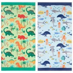 B&M Children's Beach Towel - Green Dinosaur 9 B&M Children's Beach Towel - Green Dinosaur -Home Living Deals Store 393915 childrens beach towel group 2