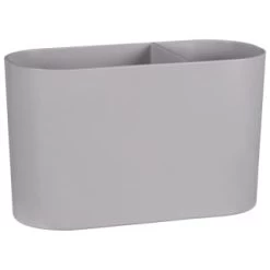 Simply Everyday Matte Grey Toothbrush Holder