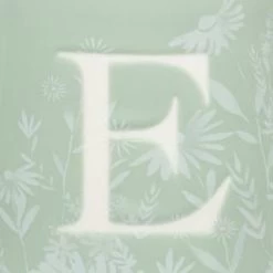 B&M Floral Alphabet Mug (Assorted) -Home Living Deals Store 394400 floral alphabet mug green e 2