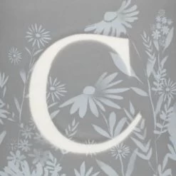 B&M Floral Alphabet Mug (Assorted) -Home Living Deals Store 394400 floral alphabet mug grey c 2