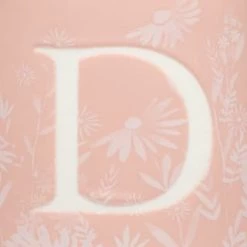 B&M Floral Alphabet Mug (Assorted) -Home Living Deals Store 394400 floral alphabet mug pink d 2