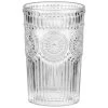 B&M Embossed Glass Tumbler