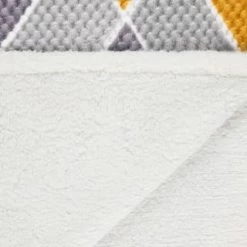 B&M Simply Geo Waffle Throw - Ochre -Home Living Deals Store 394916 simply geo waffle throw ochre 4