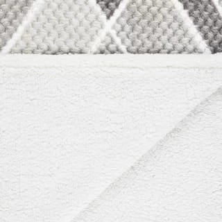 B&M Simply Geo Waffle Throw - Grey 4 B&M Simply Geo Waffle Throw - Grey - Image 4