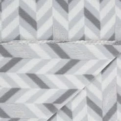 Simply Grey & Geo Print Polar Fleece Throw 2pk -Home Living Deals Store 395031 simply super soft throws 2pk grey geo 4