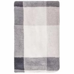 Grey Check Sherpa Throw 6 Grey Check Sherpa Throw -Home Living Deals Store 395038 highland check sherpa throw 4