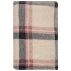 Simply Blush Check Sherpa Throw 5 Simply Blush Check Sherpa Throw -Home Living Deals Store 395364 stripe ocean tide cushion 4
