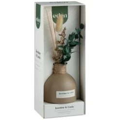 B&M Eden Life Reed Diffuser - Jasmine & Casis -Home Living Deals Store 395412 diffuser with dried flowers