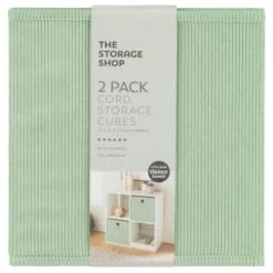 Featured Products -Home Living Deals Store 395812 2pk lokken storage cubes sage