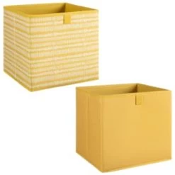 Lokken Mark Making Storage Cubes 2pk - Ochre -Home Living Deals Store 395847 2pk lokken ochre storage cubes mark making 3