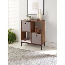 Lokken Linen Storage Cubes 2pk - Grey -Home Living Deals Store 395851 2pk linen lokken storage cubes grey