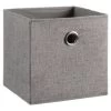 Lokken Linen Storage Cubes 2pk - Grey