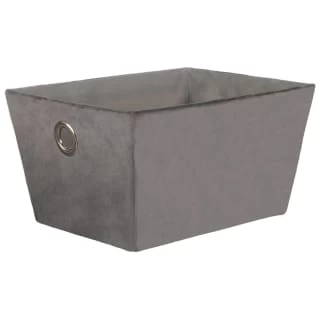 B&M Velvet Papertray - Grey 1 B&M Velvet Papertray - Grey