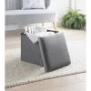 B&M Square Storage Cube - Grey