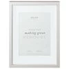 B&M A4 New York Box Photo Frame - Grey