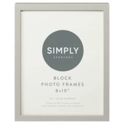 Simply Everyday 8 X 10" Block Frames 3pk - Grey 5 Simply Everyday 8 X 10" Block Frames 3pk - Grey -Home Living Deals Store 396677 3pk simply everyday 8x10 photo frame grey 2