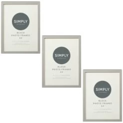 Simply Everyday A4 Block Frames 3pk - Grey