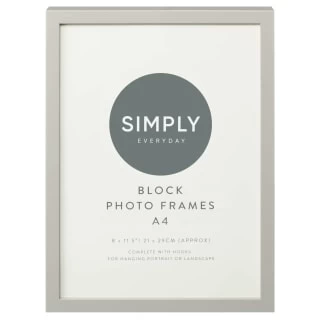 Simply Everyday A4 Block Frames 3pk - Grey 2 Simply Everyday A4 Block Frames 3pk - Grey - Image 2