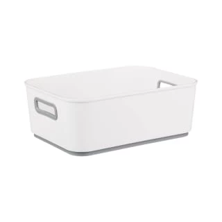 Anti Slip Medium Storage Box - White 1 Anti Slip Medium Storage Box - White