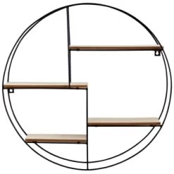 B&M Michigan Round Multi-Section Shelf -Home Living Deals Store 397377 michigan circular shelf 2