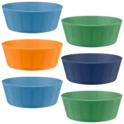 Simply Kids Colour Bowls 6pk - Multicolour