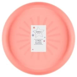 Simply Kids Colour Plates 6pk - Pastel -Home Living Deals Store 398569 6pk simply kids colour plates girls