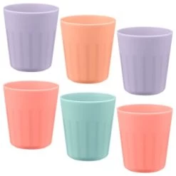 Home Living Deals Store 23 Simply Kids Colour Cups 6pk - Pastel
