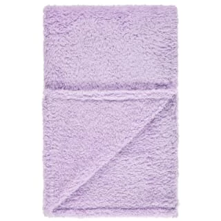 Simply Kids Teddy Throw - Lilac 2 Simply Kids Teddy Throw - Lilac - Image 2